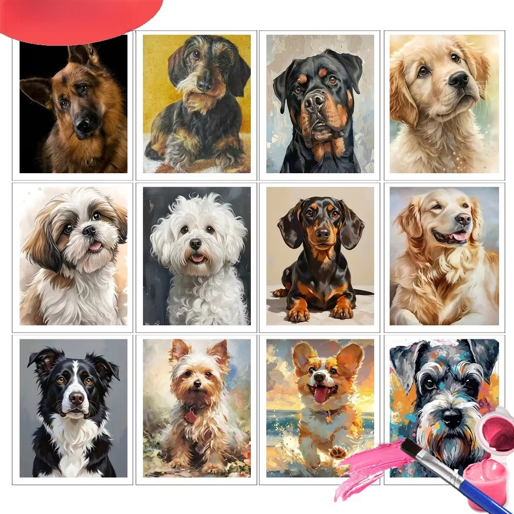 Tv Art And Craft - Painting By Number Kits Dog Animal