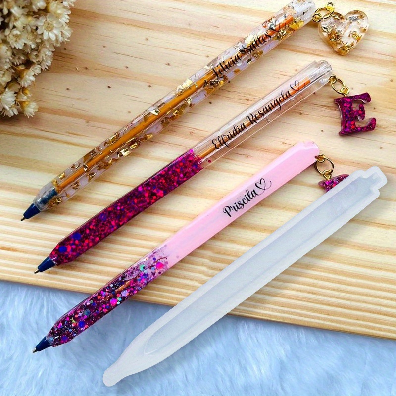 Resin Casting Mold - 1set Including 3pcs Handmade Pen Silicone