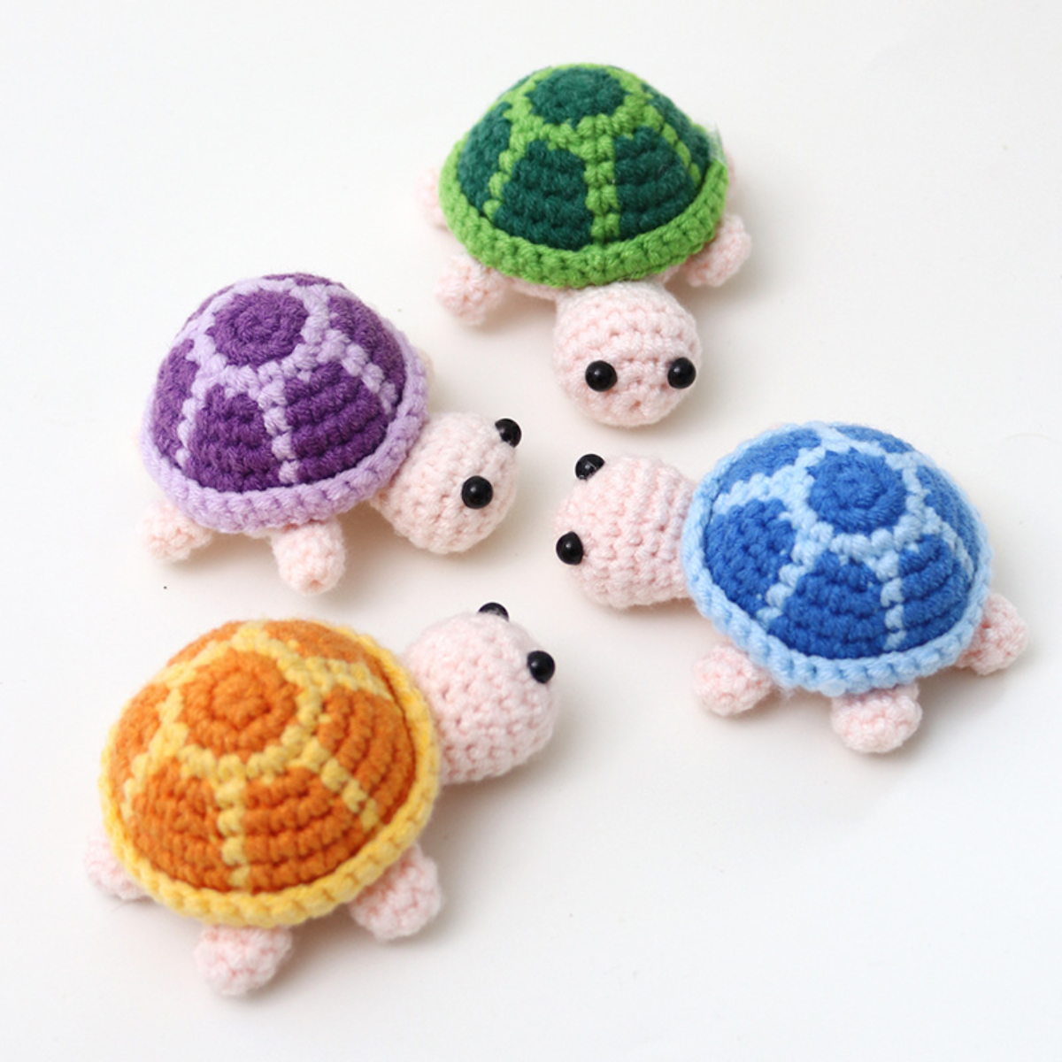 Macrame Cord Cotton - Handmade Crochet Turtle Pendant Yarn Weaving