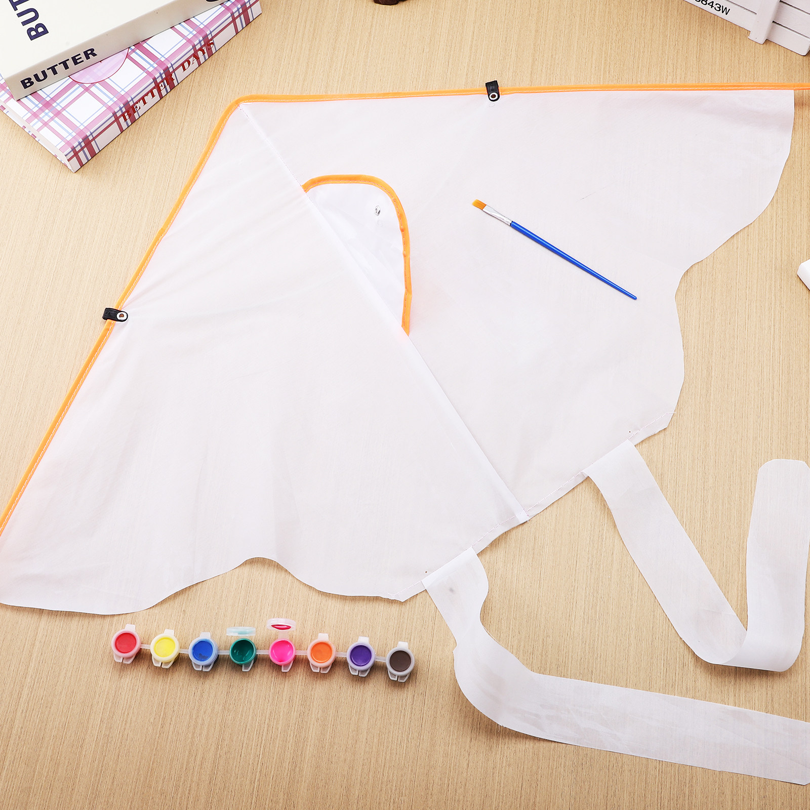 Art Craft Kite - 1Set Unpainted Kite DIY Kit Includes