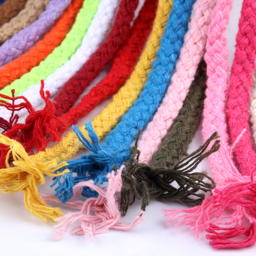 10meter 7mm Colored Twisted Co - Macrame Cord Cotton ulasan dan harga