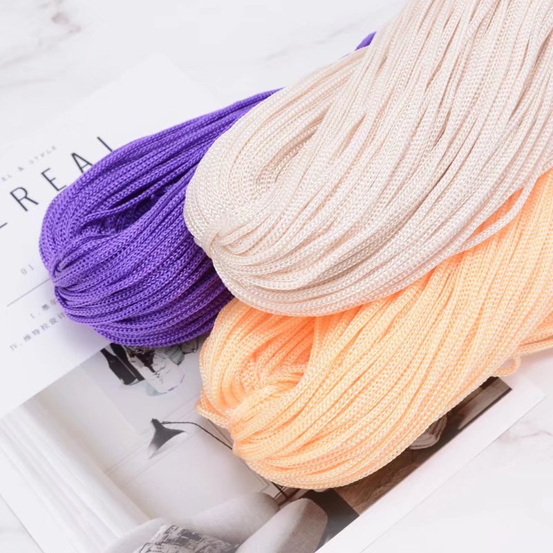200M 3mm Crocheting Nylon Cord - Macrame Cord Cotton ulasan dan harga