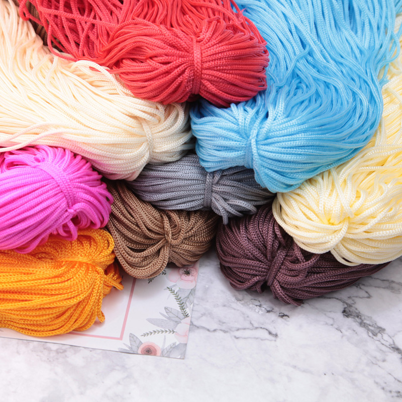 200M 3mm Crocheting Nylon Cord - Macrame Cord Cotton ulasan dan harga