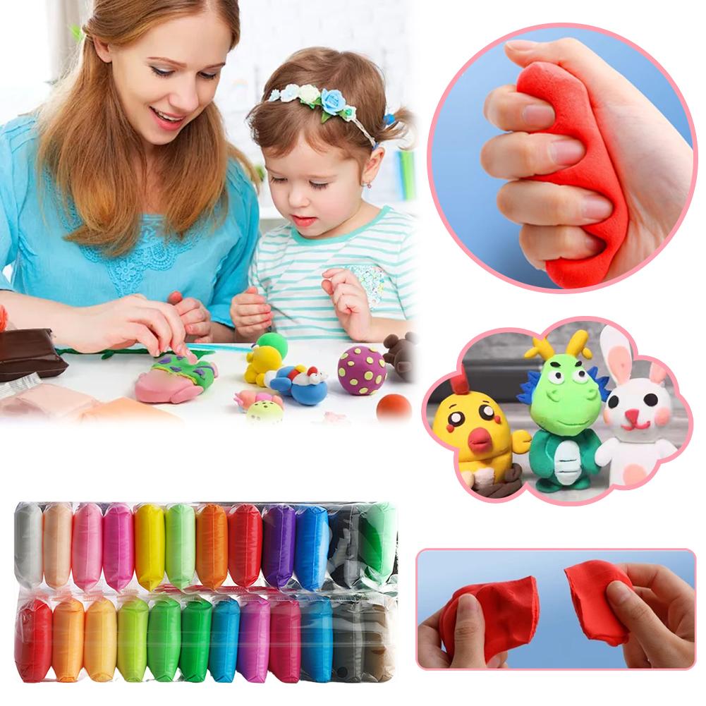 36-Piece Air Dry Clay Craft Ki - Air Dry Clay ulasan dan harga