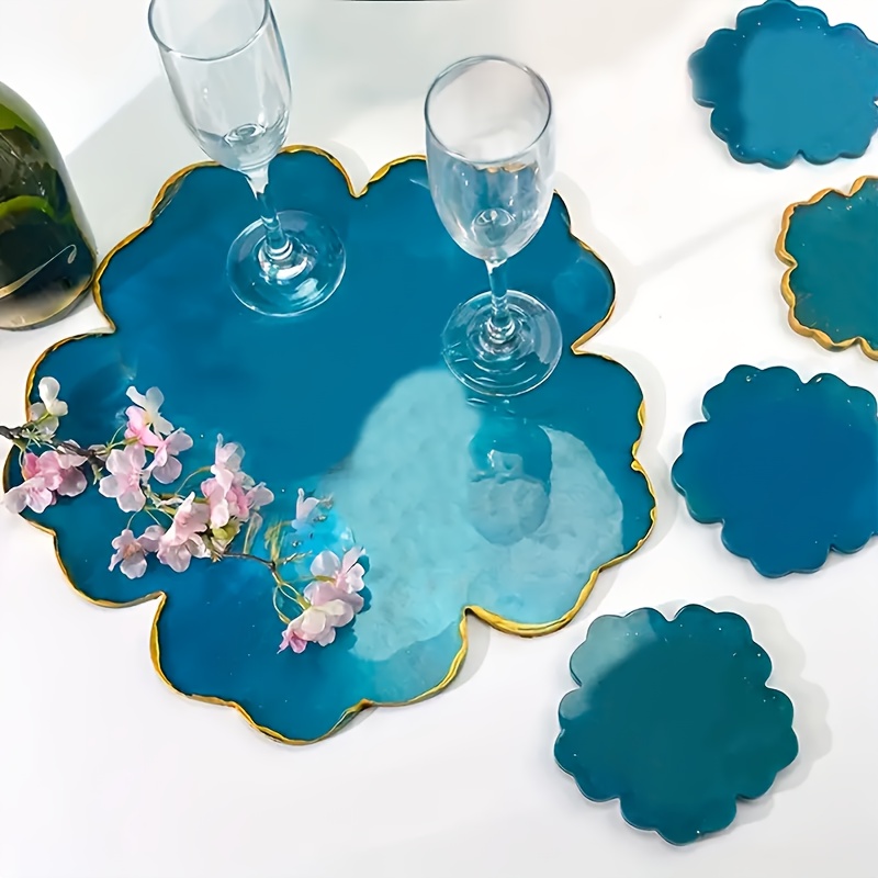 5pcs Mirror Large Flower Small - Resin Casting Mold ulasan dan harga