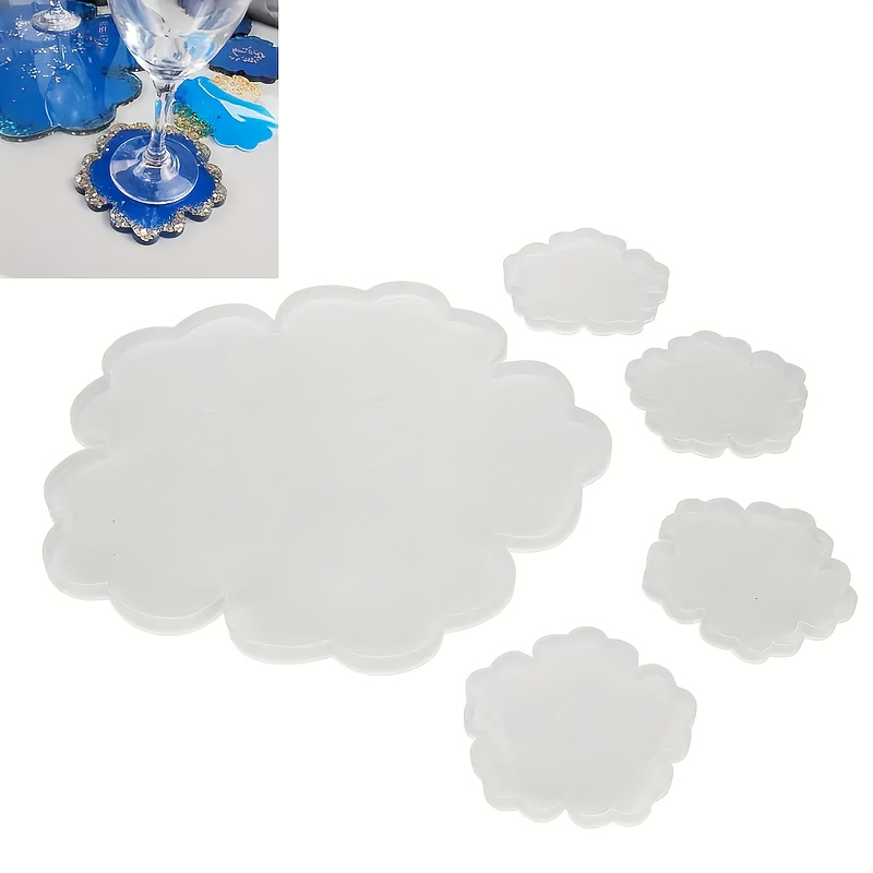 5pcs Mirror Large Flower Small - Resin Casting Mold ulasan dan harga