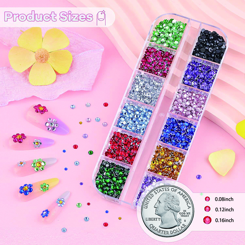 24 Color 2-Pack Glitter Nail A - Art Craft Notebook ulasan dan harga