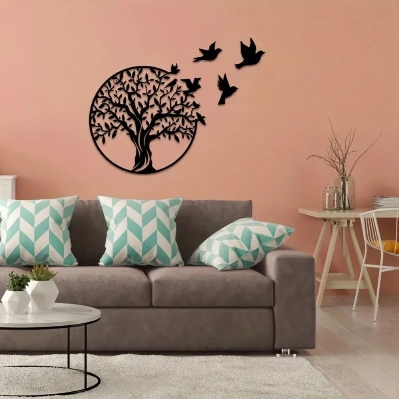 Metal Crafts Wall Art - Tree o - Art Craft Logo ulasan dan harga