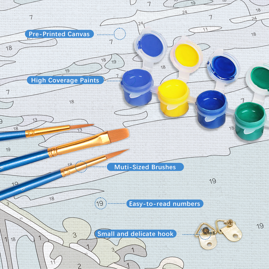 RUOPOTY Sunset Beach Paint By  - Art Craft Easy Ideas ulasan dan harga