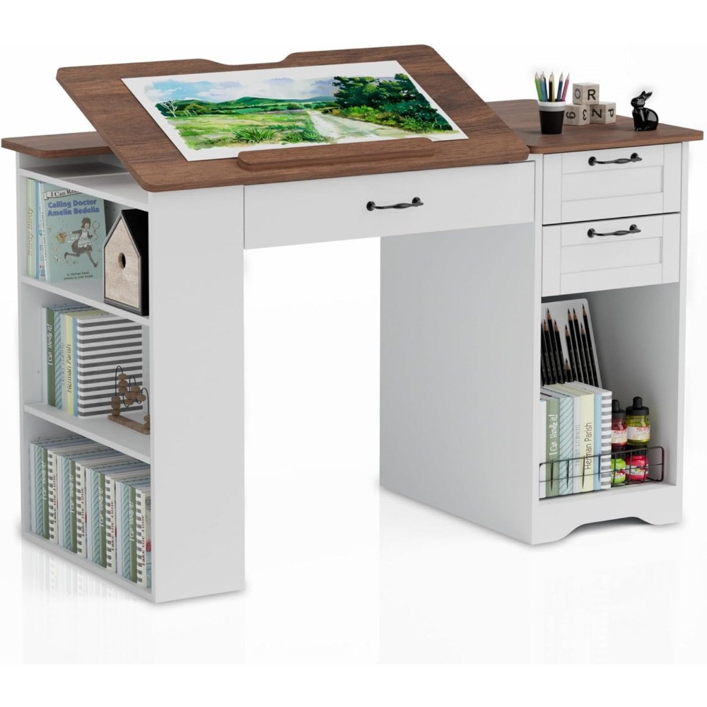 Adjustable Art Table with Stor - Art & Craft Kortingscode ulasan dan harga