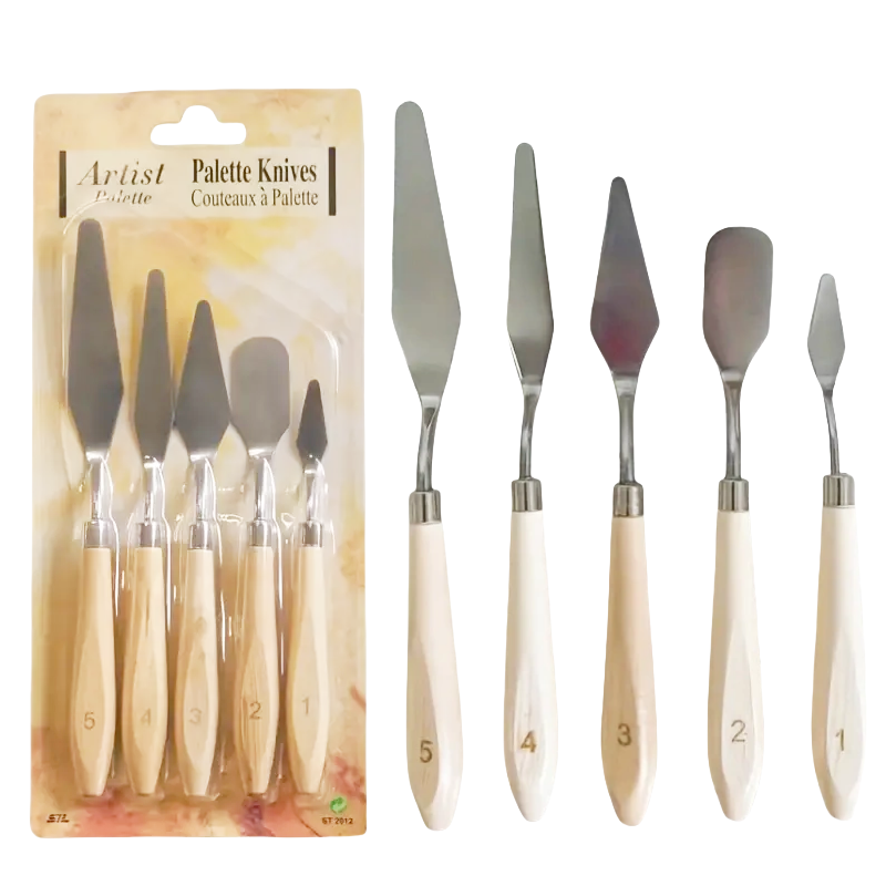 5-piece oil painting palette k - Painting Knife Palette ulasan dan harga