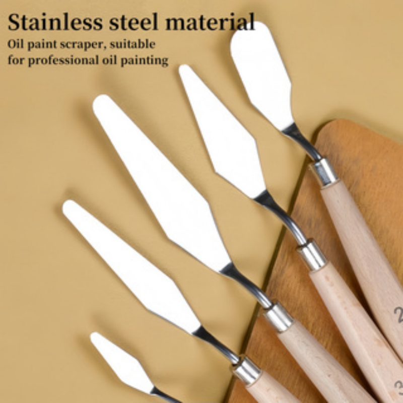 5-piece oil painting palette k - Painting Knife Palette ulasan dan harga