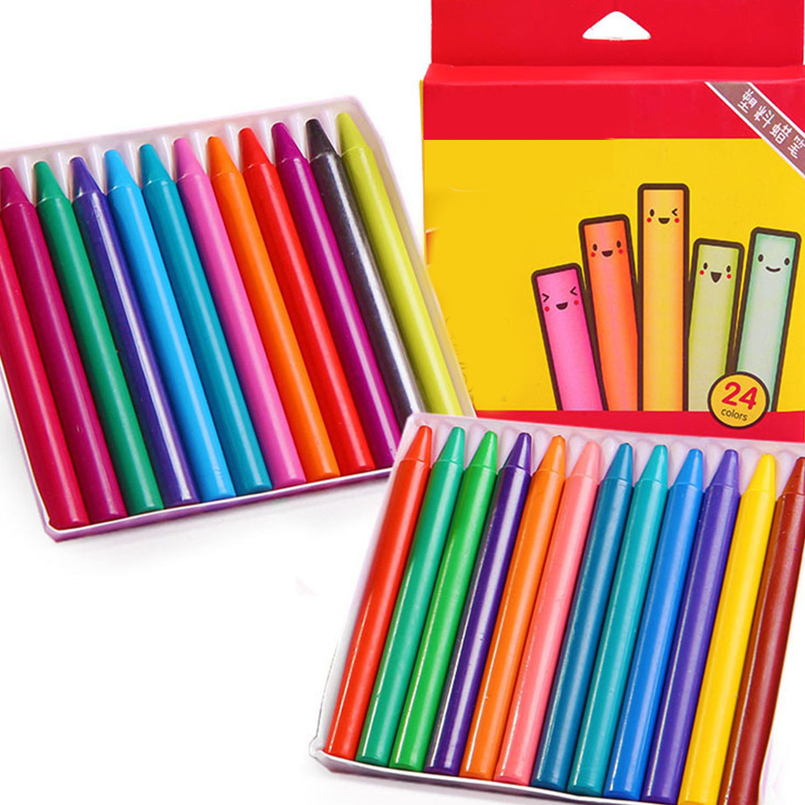 1Pack 24 Colors Crayon for Kid - Art Craft For Preschoolers ulasan dan harga