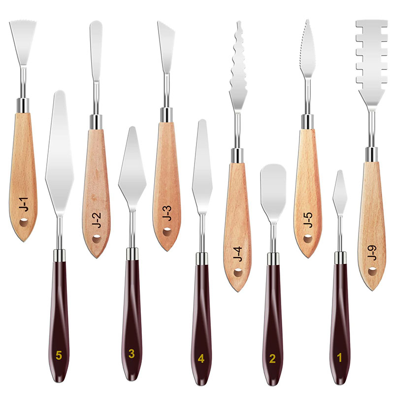 11Pcs Painting Knives Set Stai - Painting Knife Palette ulasan dan harga