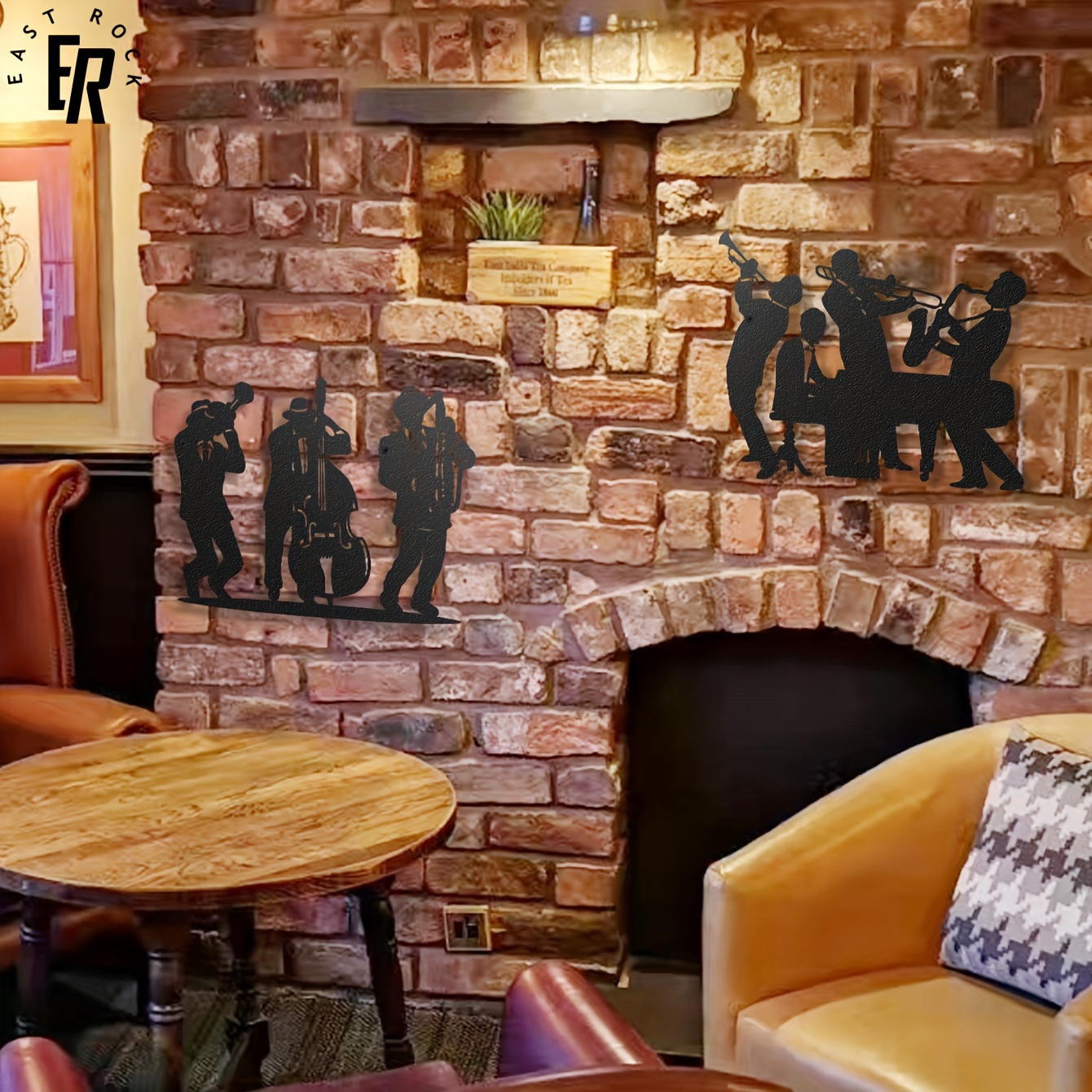Metal Musician Silhouette Wall - Art Craft Logo ulasan dan harga