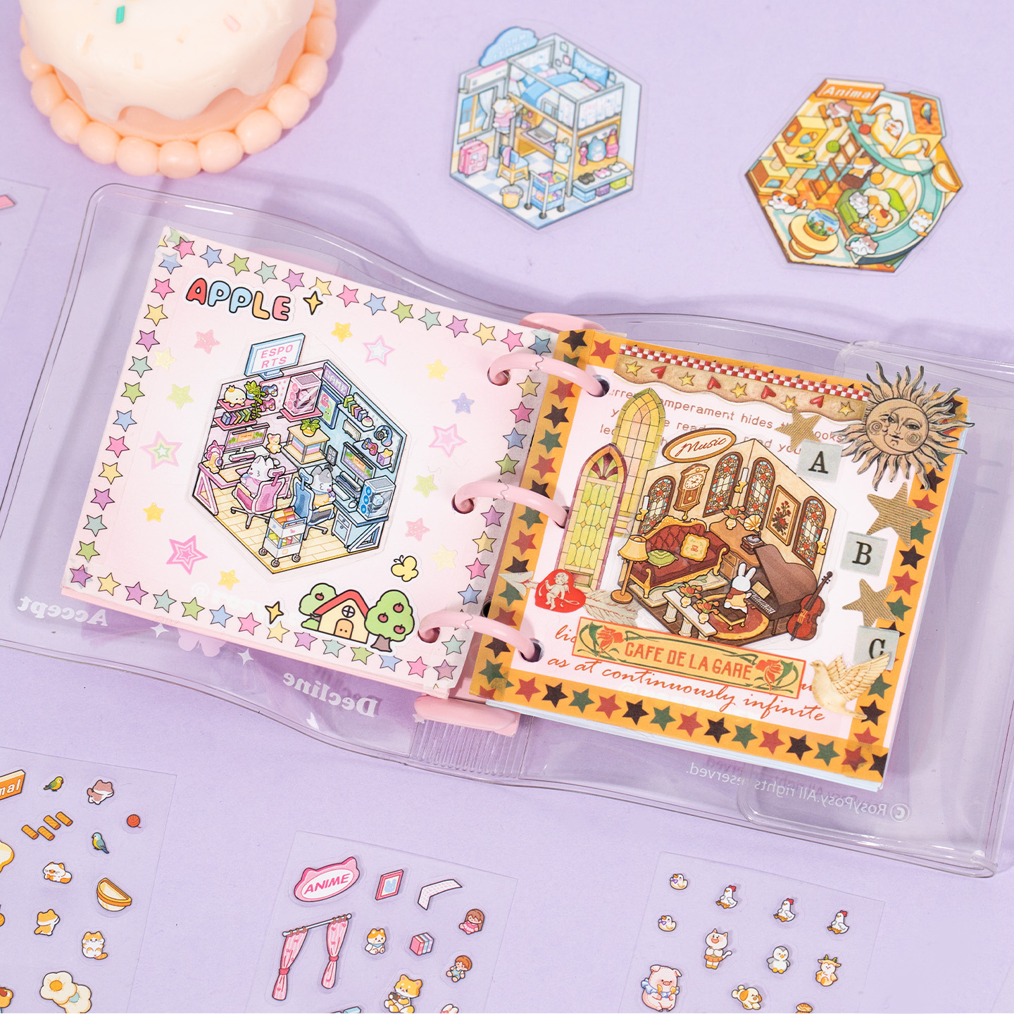 13 Sheets/Book Mini Cute Micro - Art Craft Book ulasan dan harga