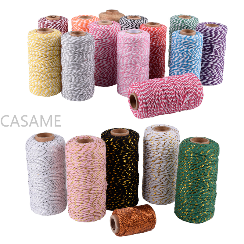 Multiple Colorful Thread Cord  - Macrame Cord Cotton ulasan dan harga