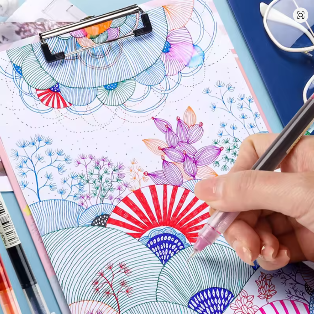 12+1 Colors Straight Liquid Ge - Art Craft Notebook ulasan dan harga