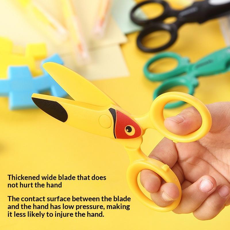 3Pcs Kids Plastic Scissors Cut - Art Craft For Preschoolers ulasan dan harga