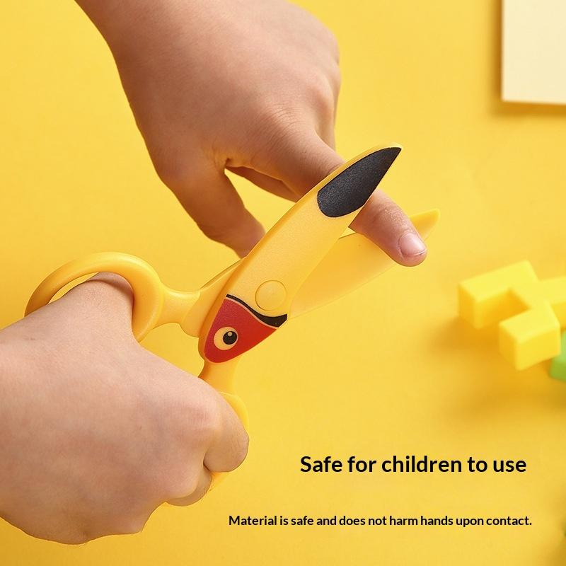 3Pcs Kids Plastic Scissors Cut - Art Craft For Preschoolers ulasan dan harga