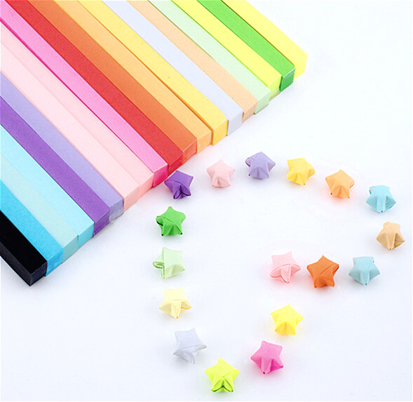 80Pcs Strips Paper Home Origam - Quilling Paper Strips ulasan dan harga