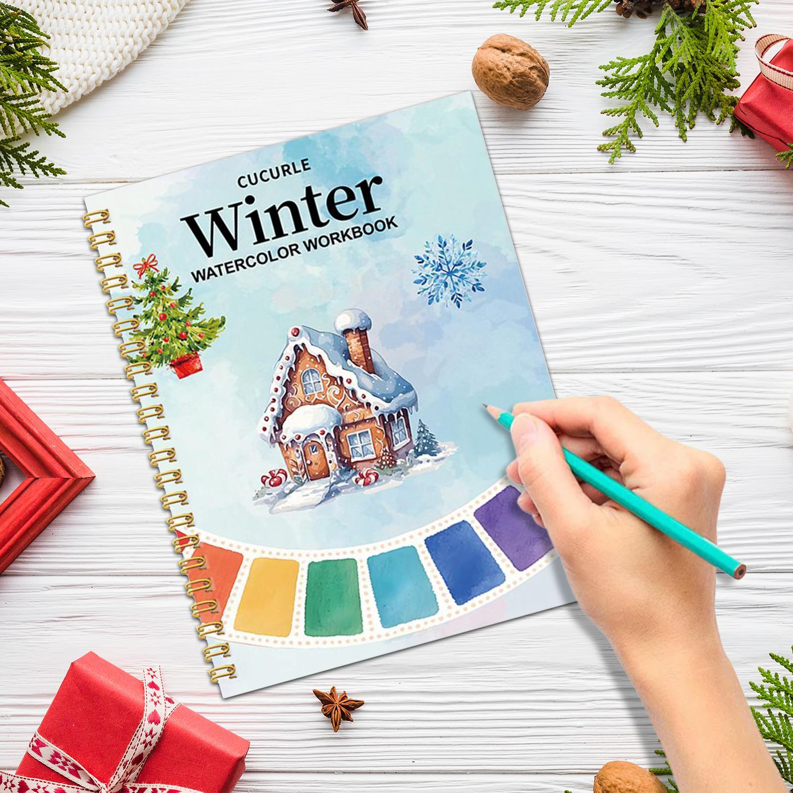 Beginner Watercolor Workbook C - Art Craft For Christmas ulasan dan harga