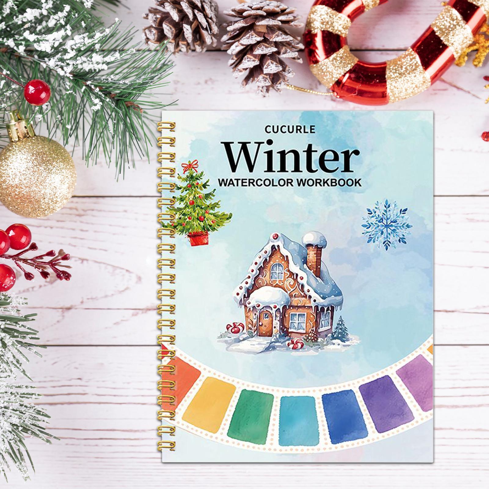 Beginner Watercolor Workbook C - Art Craft For Christmas ulasan dan harga