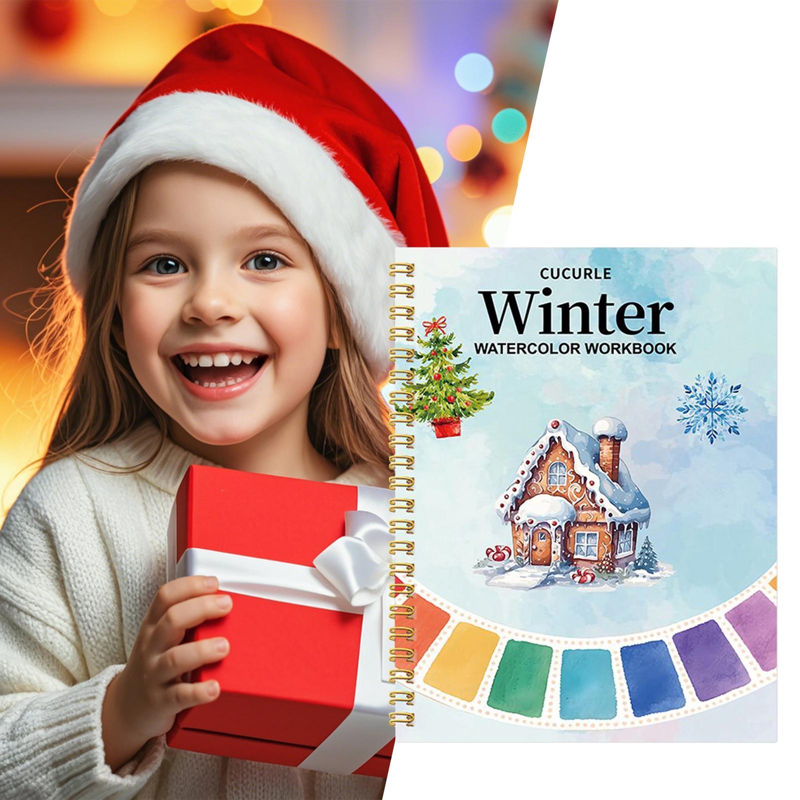Beginner Watercolor Workbook C - Art Craft For Christmas ulasan dan harga