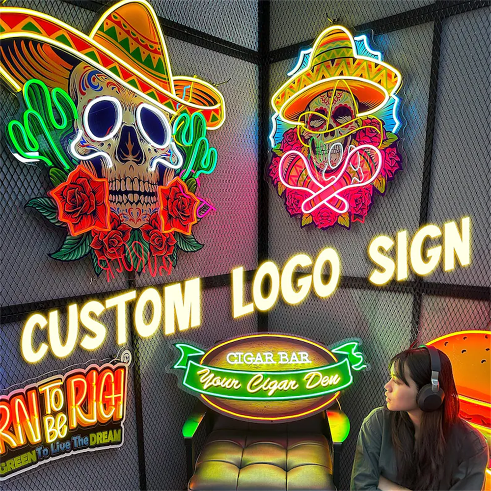 Neon Sign Custom Business Logo - Art Craft Logo ulasan dan harga