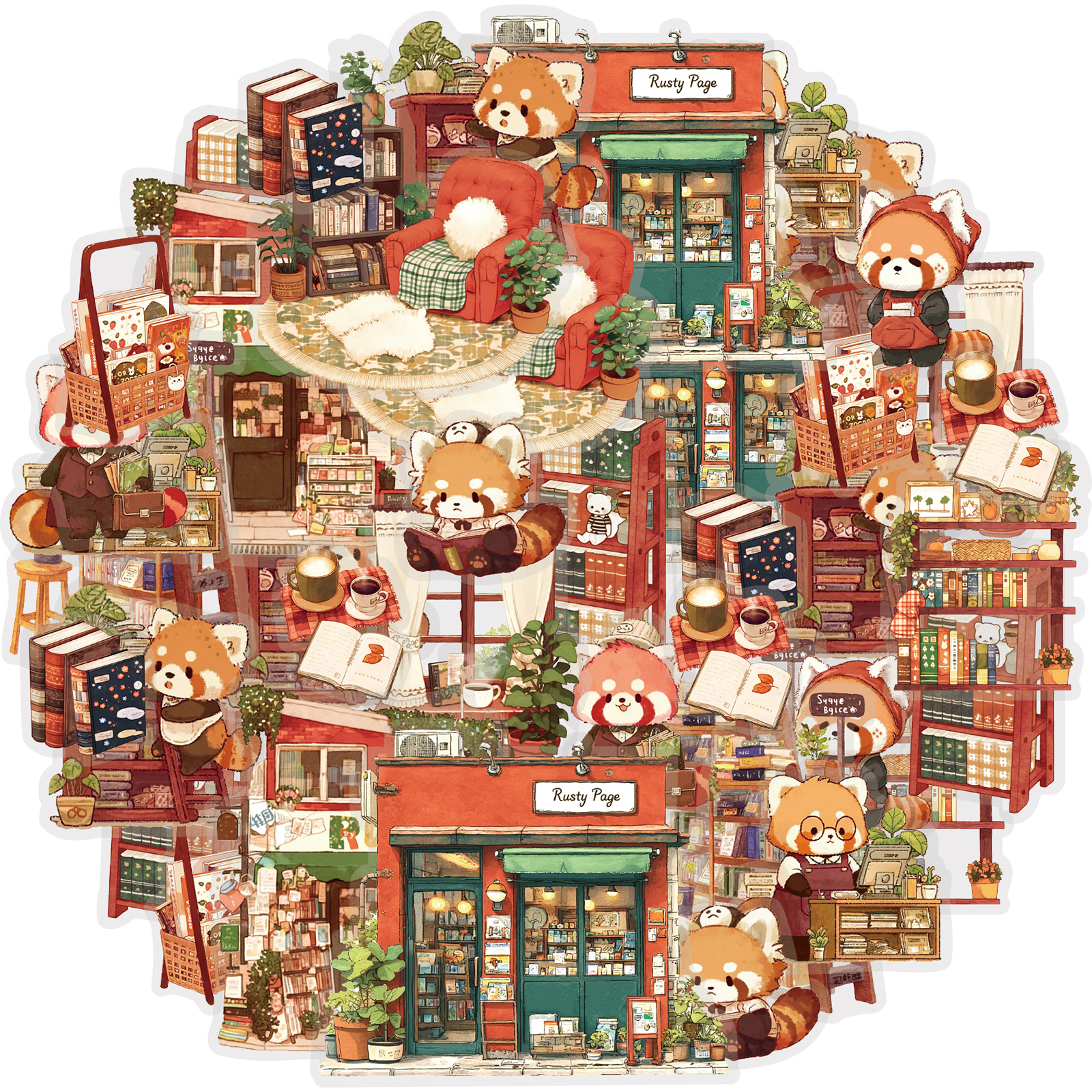 Etori Life 15Pcs Cute Red Red  - Art Craft Book ulasan dan harga