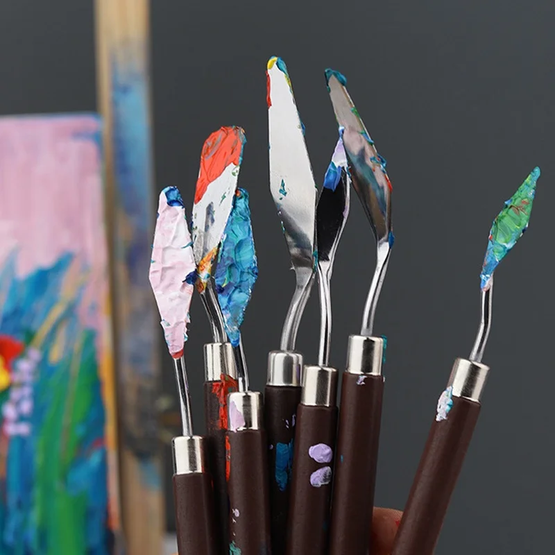 5/7 Pcs Set Art Oil Painting S - Painting Knife Palette ulasan dan harga