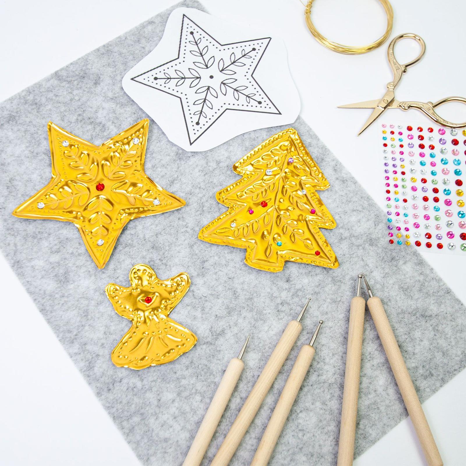 Gold Silver Foil Embossing Kit - Art Craft For Christmas ulasan dan harga