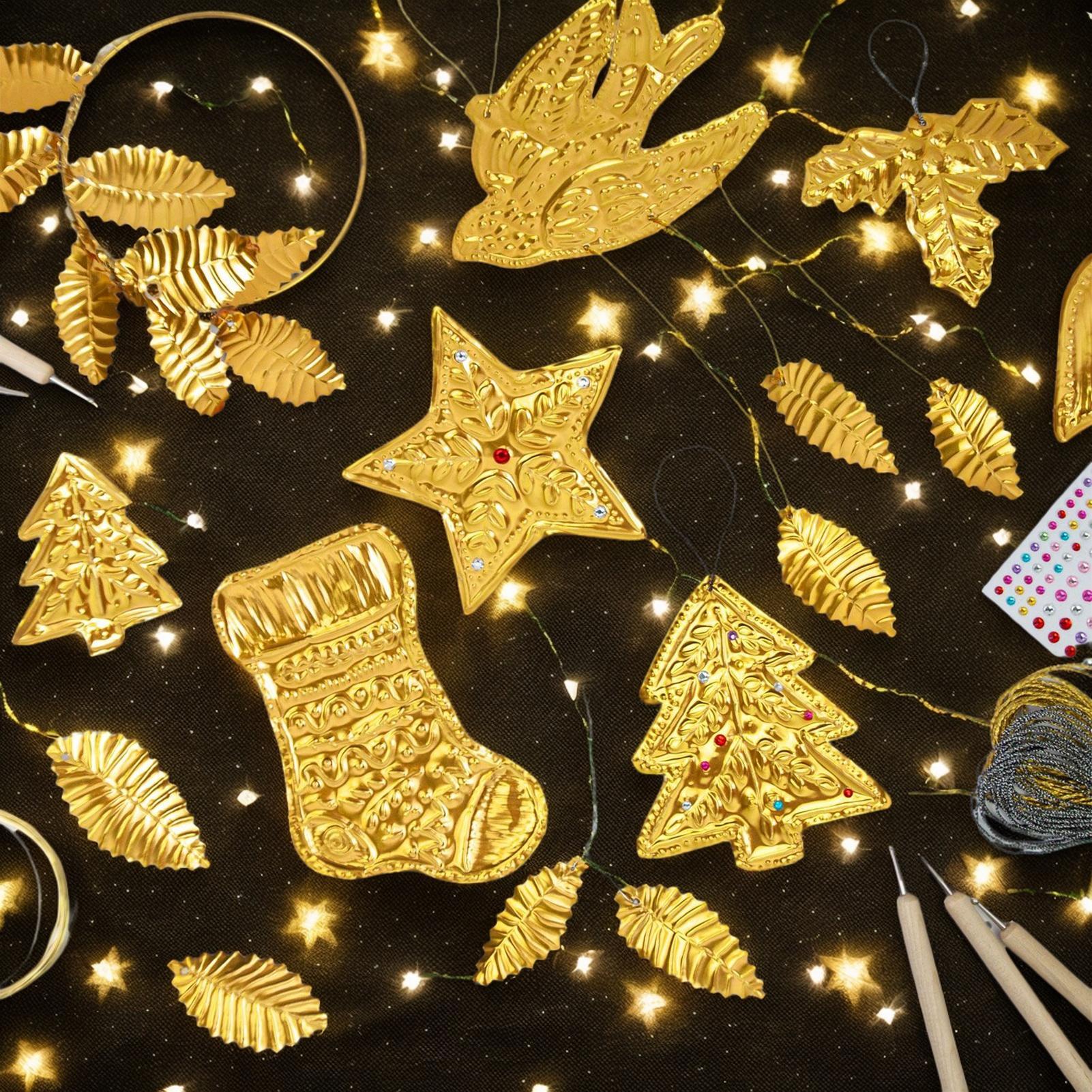 Gold Silver Foil Embossing Kit - Art Craft For Christmas ulasan dan harga