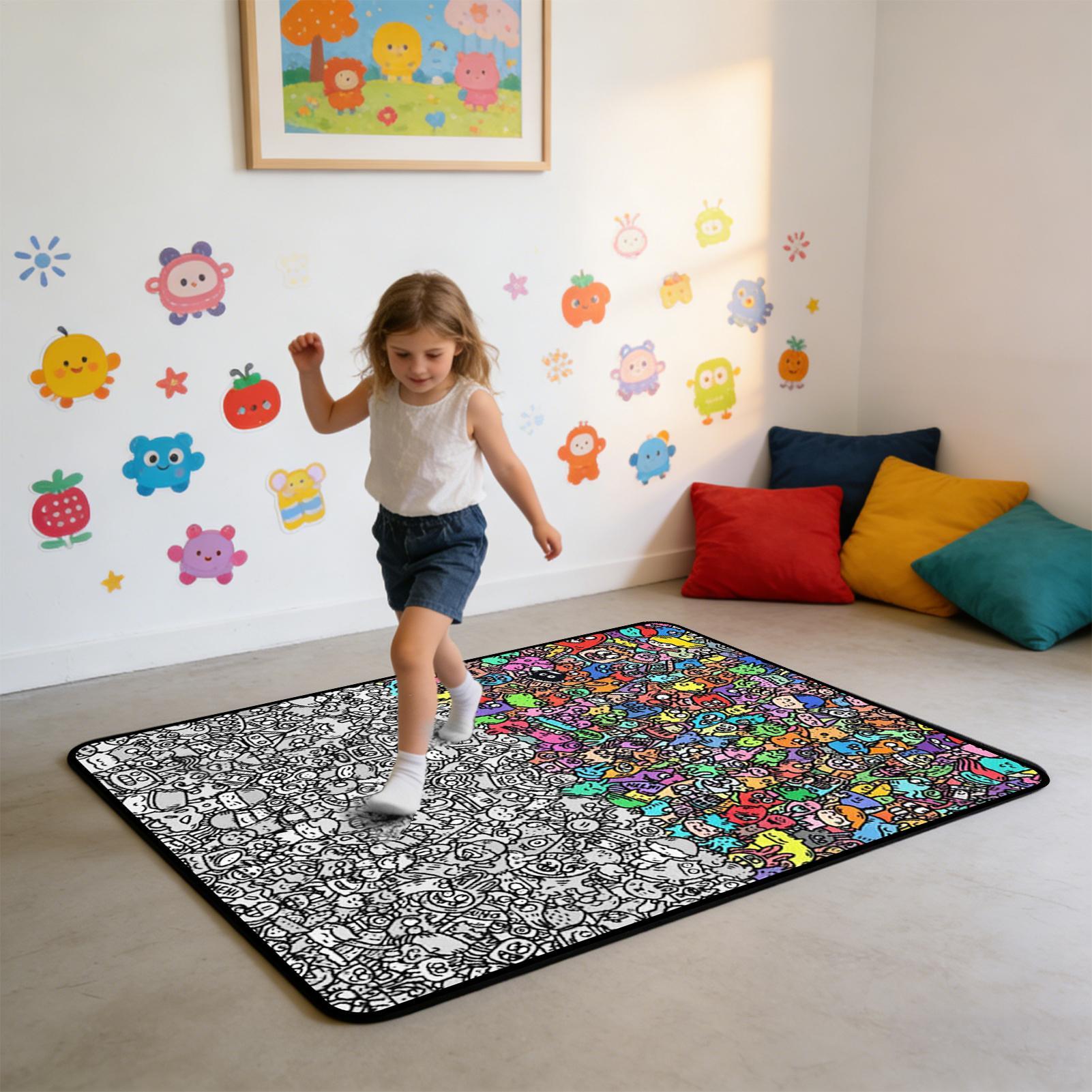 Coloring Blanket DIY Washable  - Art Craft For Preschoolers ulasan dan harga
