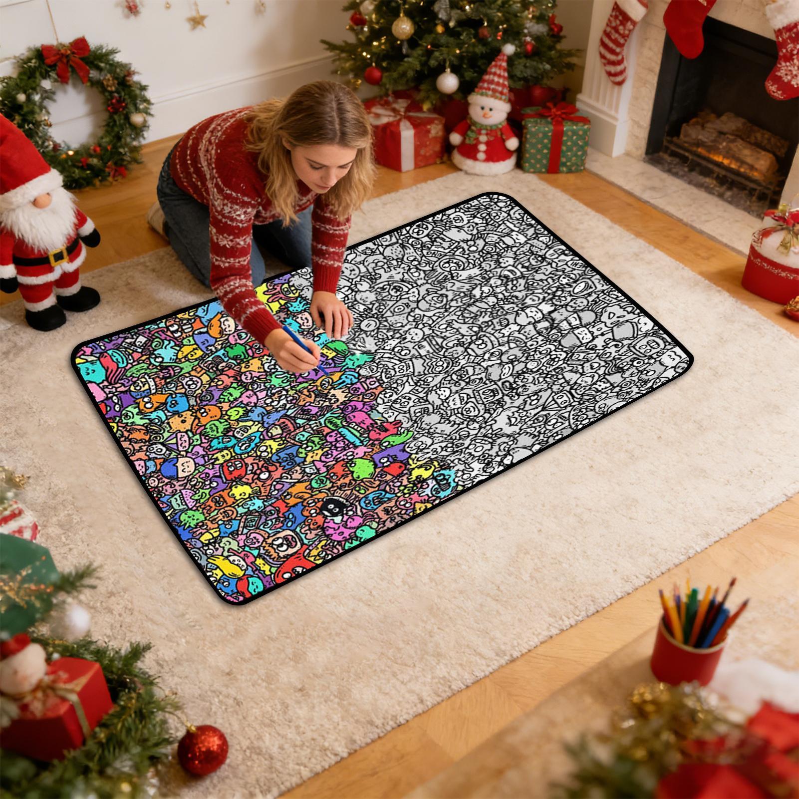 Coloring Blanket DIY Washable  - Art Craft For Preschoolers ulasan dan harga
