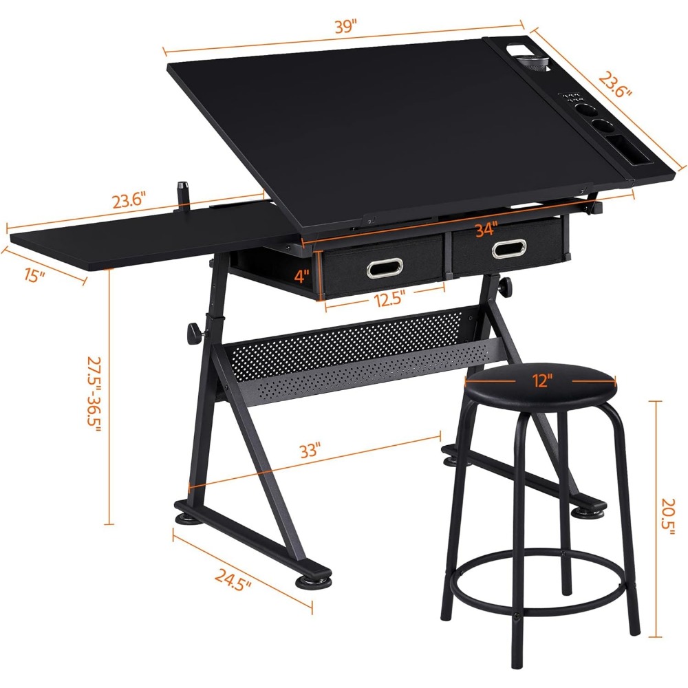 Art Craft Table with Adjustabl - Art & Craft Kortingscode ulasan dan harga