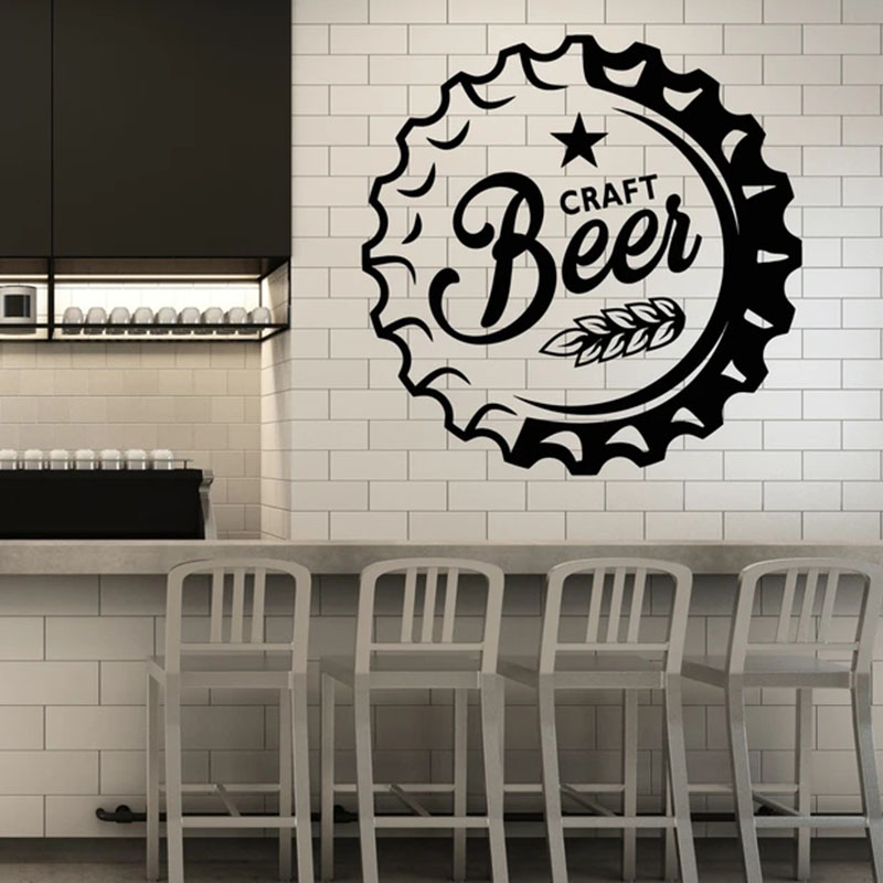 Wall Decal Drinking Alcohol Ba - Art Craft Logo ulasan dan harga