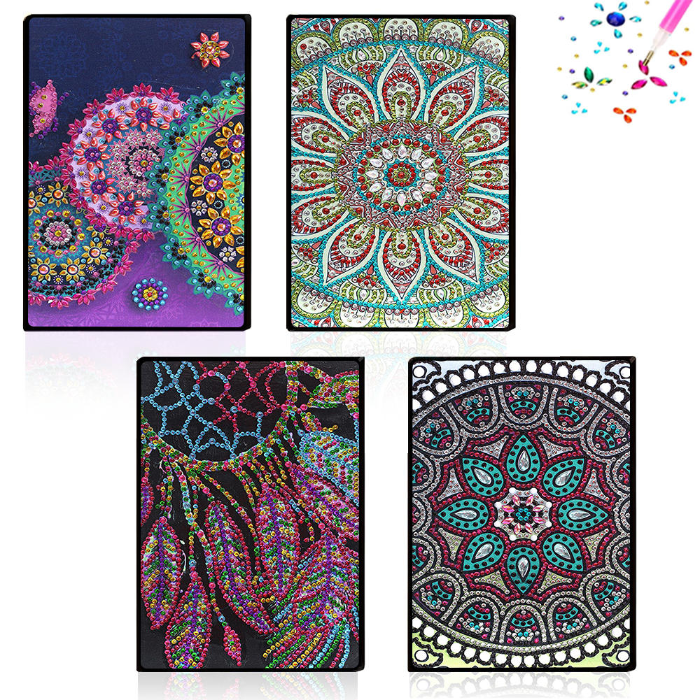 One mandala pattern, DIY irreg - Art Craft Notebook ulasan dan harga