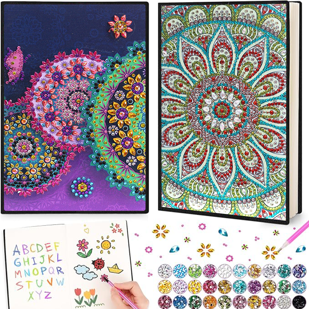 One mandala pattern, DIY irreg - Art Craft Notebook ulasan dan harga