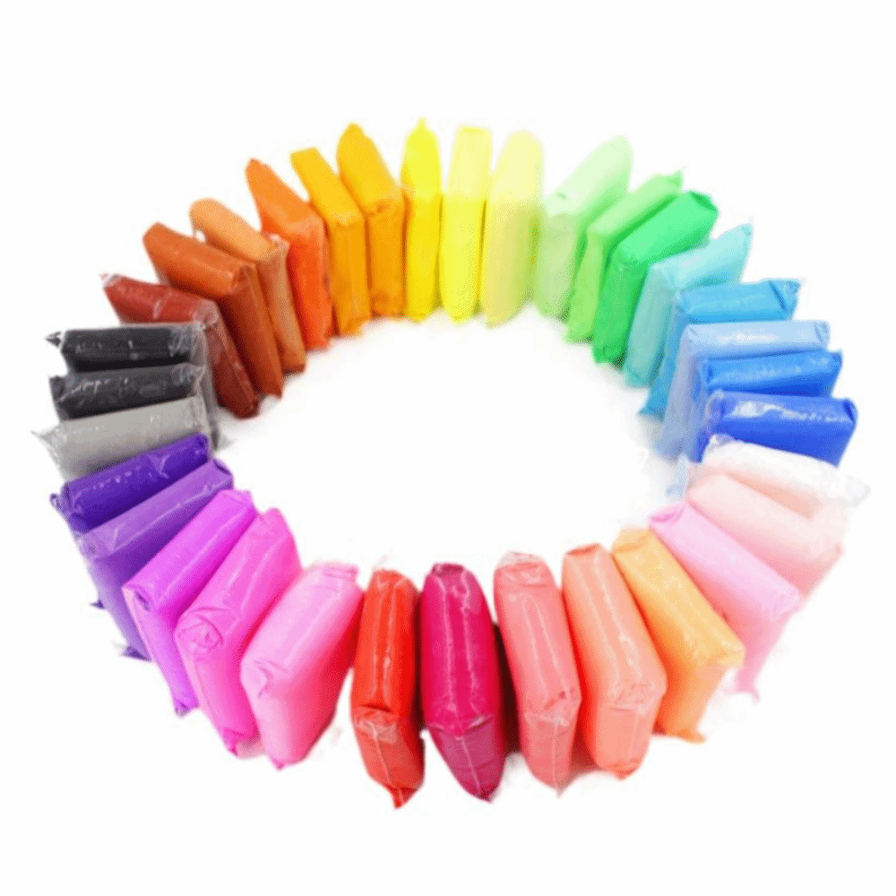 12/24/36pcs New Ultra-Light Pl - Air Dry Clay ulasan dan harga