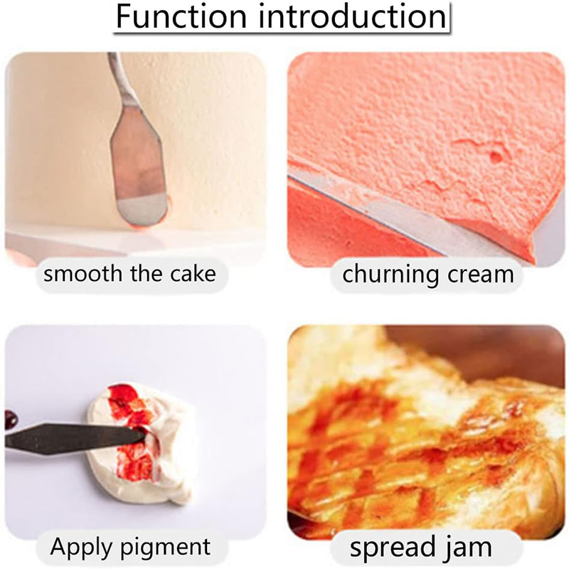 5Pcs Cake Cream Spatula Set St - Painting Knife Palette ulasan dan harga