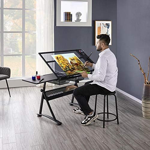 Drafting Table w/Stool Height  - Art & Craft Kortingscode ulasan dan harga