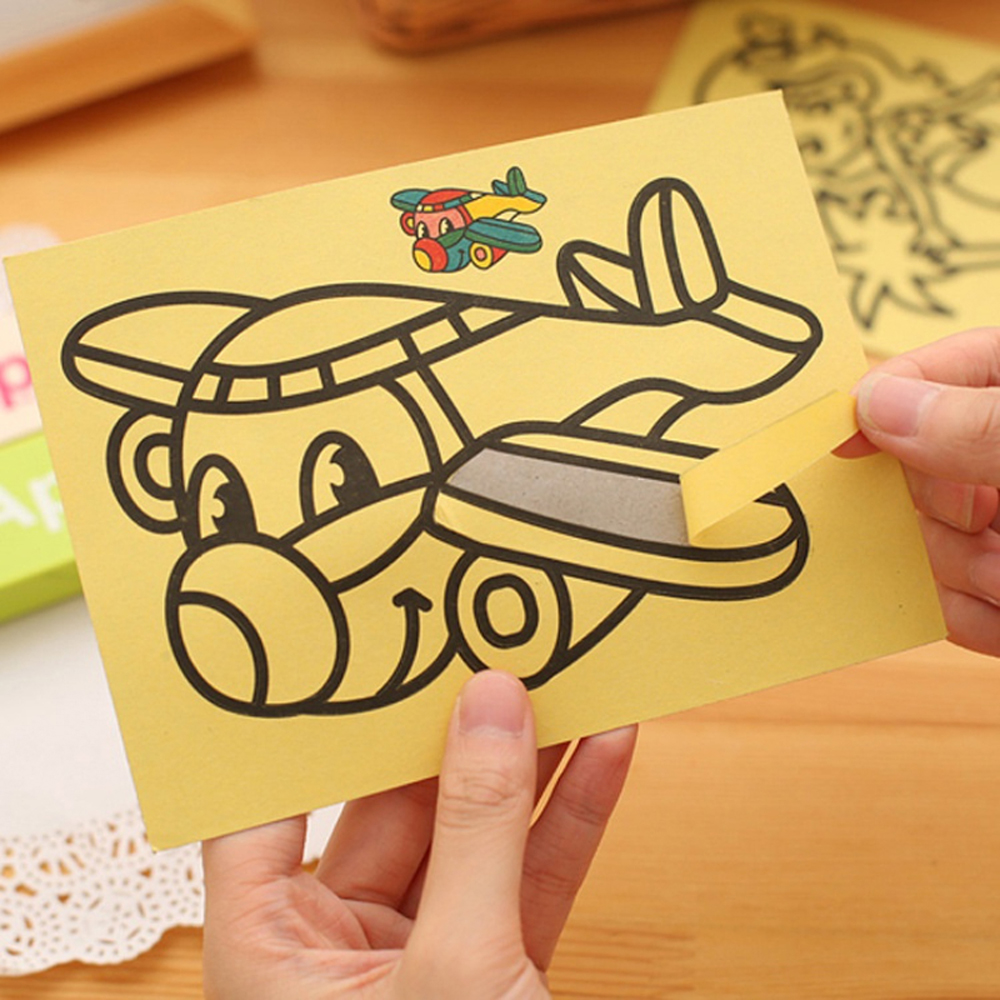 Childrens DIY Sand Art Kit Car - Art Craft For Preschoolers ulasan dan harga