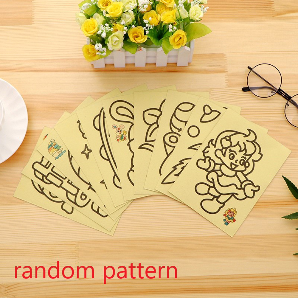 Childrens DIY Sand Art Kit Car - Art Craft For Preschoolers ulasan dan harga