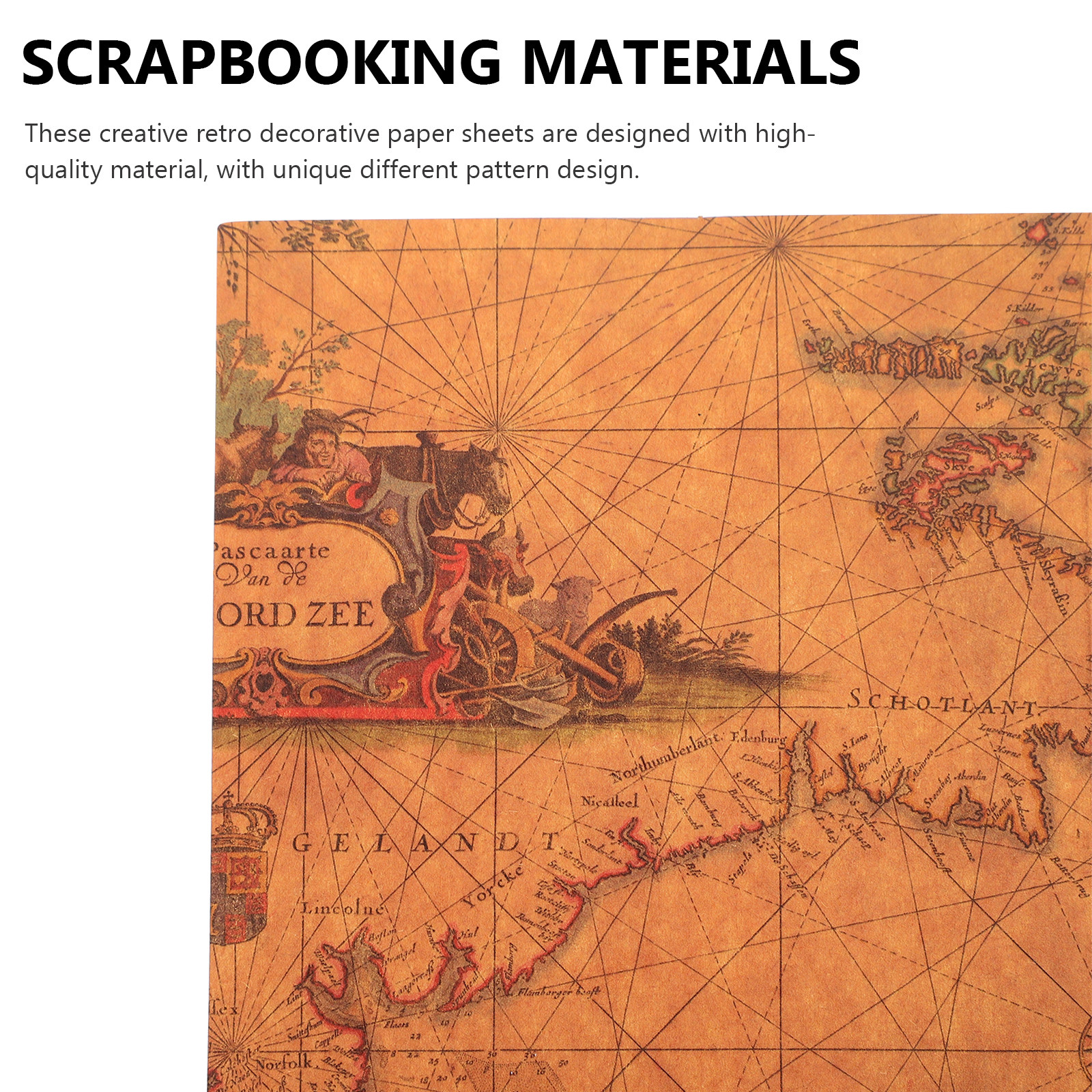 4 Bags Scrapbook Paper Vintage - Art Craft Notebook ulasan dan harga