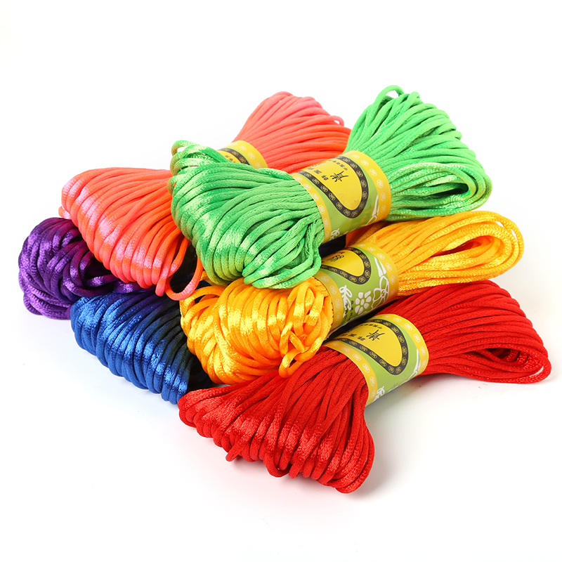 2mm 20meter Soft Satin Rattail - Macrame Cord Cotton ulasan dan harga