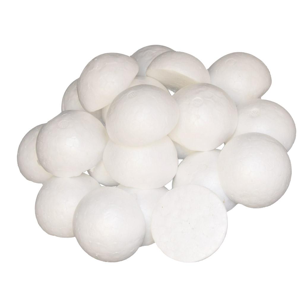 Polystyrene Foam Balls 50 Pack - Art Craft For Christmas ulasan dan harga