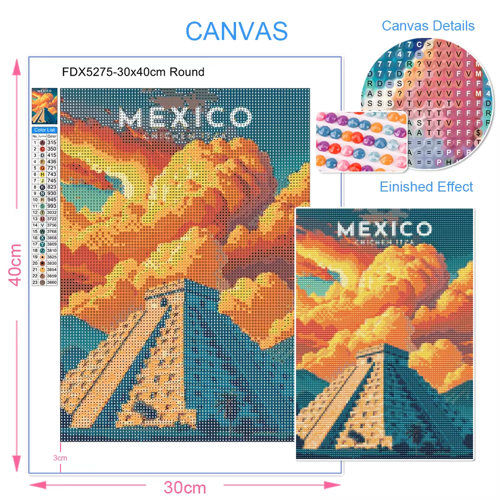 DIY 5D Diamond Painting, Full  - Art Craft For Christmas ulasan dan harga