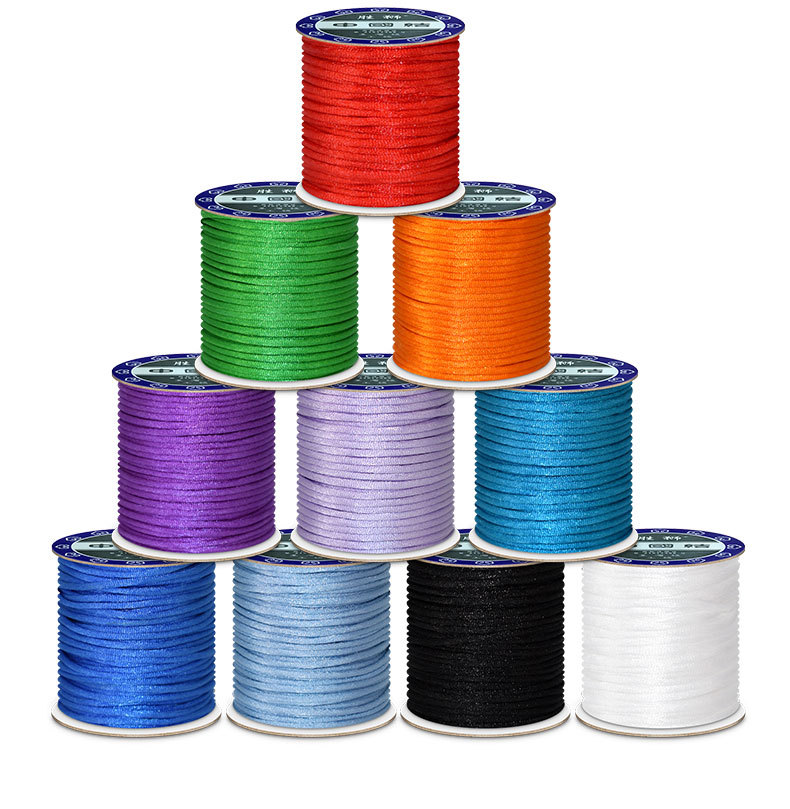 1.5mm 2mm 2.5mm Nylon Cotton B - Macrame Cord Cotton ulasan dan harga