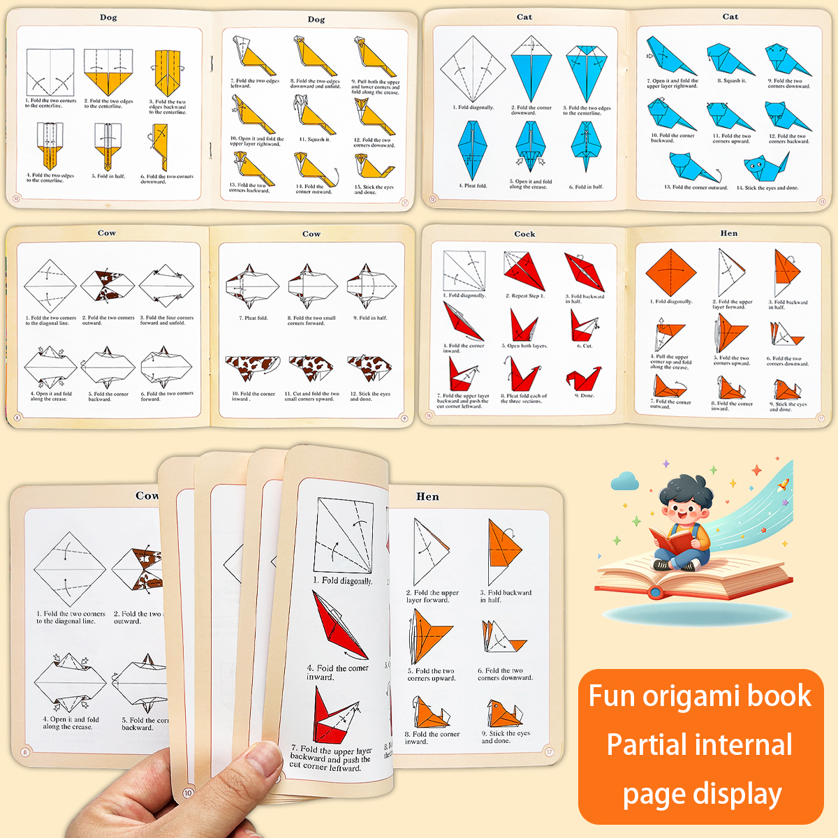 Children's Origami Farm Toolki - Art Craft Book ulasan dan harga